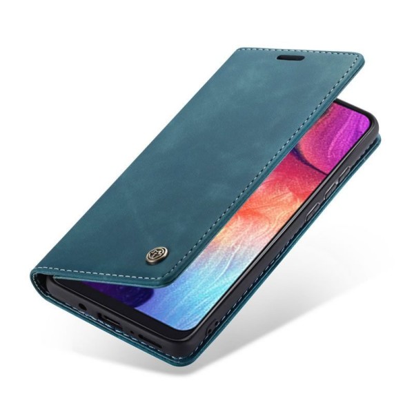 Чехол-книжка CaseMe Нубук для Samsung Galaxy A30s/A50/A50s бирюзовый
