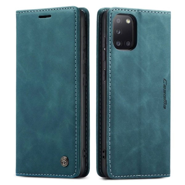 Чохол-книжка CaseMe Нубук для Samsung Galaxy A31 бірюзовий