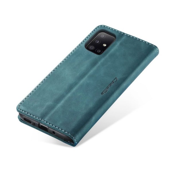 Чохол-книжка CaseMe Нубук для Samsung Galaxy A31 бірюзовий