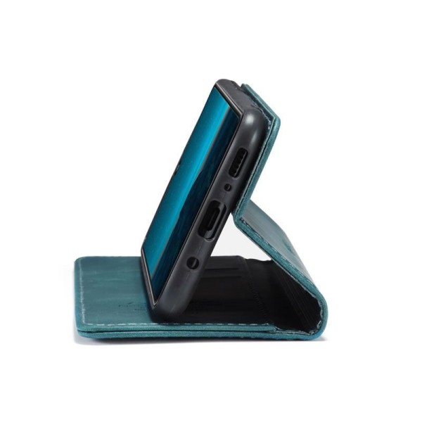 Чохол-книжка CaseMe Нубук для Samsung Galaxy A31 бірюзовий