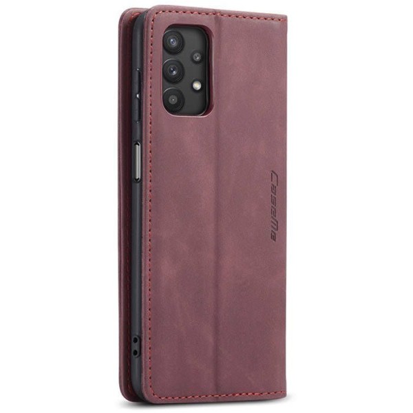 Чохол-книжка CaseMe Нубук для Samsung Galaxy A32 5G бордовий