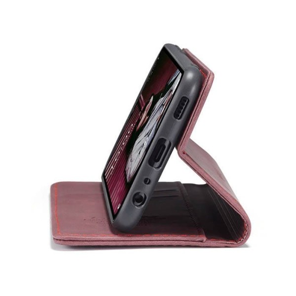 Чохол-книжка CaseMe Нубук для Samsung Galaxy A32 5G бордовий