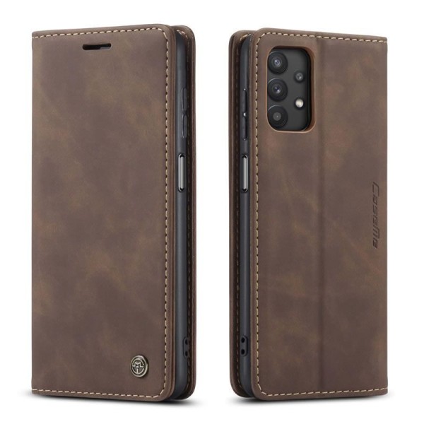 Чохол-книжка CaseMe Нубук для Samsung Galaxy A32 5G темно-коричневий