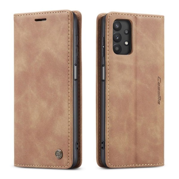 Чохол-книжка CaseMe Нубук для Samsung Galaxy A32 5G світло-коричневий