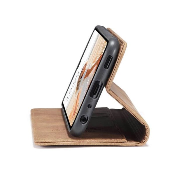 Чохол-книжка CaseMe Нубук для Samsung Galaxy A32 5G світло-коричневий