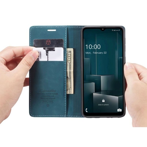 Чохол-книжка CaseMe Нубук для Samsung Galaxy A32 5G бірюзовий
