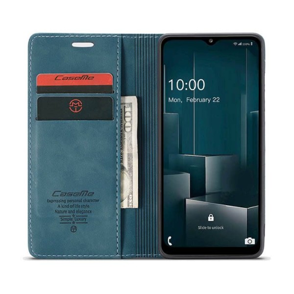 Чохол-книжка CaseMe Нубук для Samsung Galaxy A32 5G бірюзовий