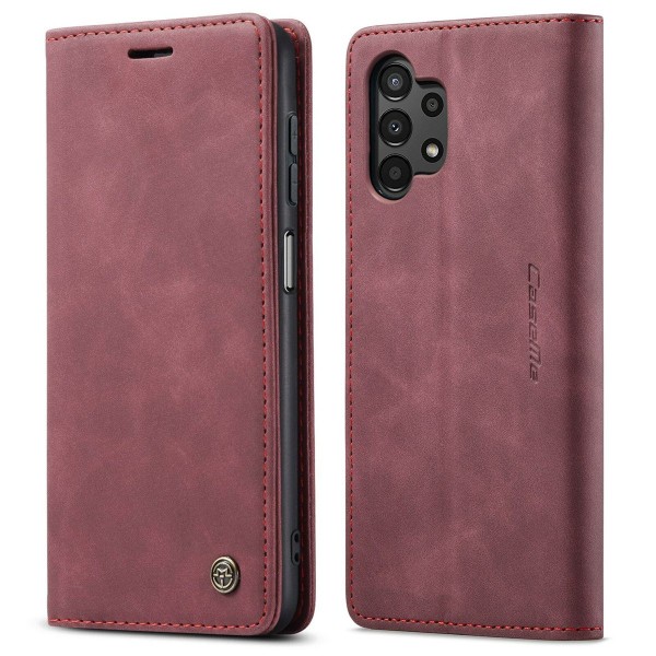 Чохол-книжка CaseMe Нубук для Samsung Galaxy A32 бордовий
