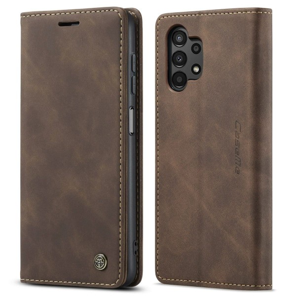 Чохол-книжка CaseMe Нубук для Samsung Galaxy A32 темно-коричневий
