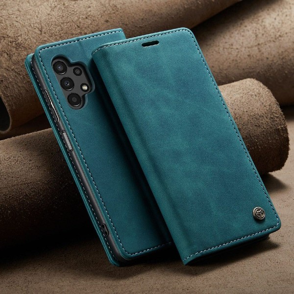 Чохол-книжка CaseMe Нубук для Samsung Galaxy A32 бірюзовий