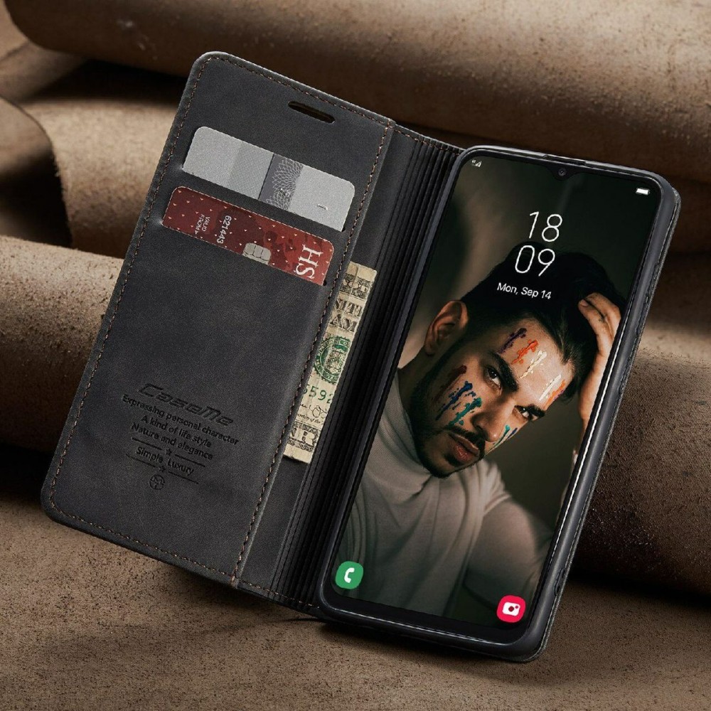 Чохол-книжка CaseMe Нубук для Samsung Galaxy A33 чорний