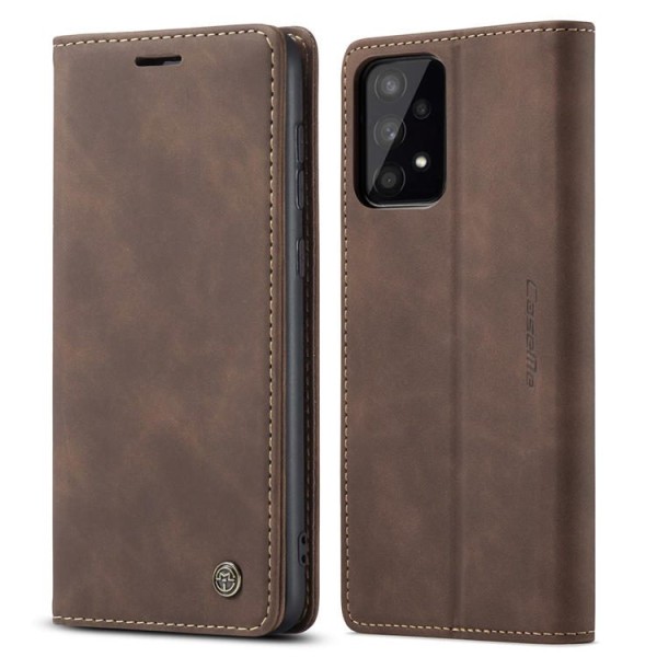 Чохол-книжка CaseMe Нубук для Samsung Galaxy A33 темно-коричневий