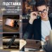 Чохол-книжка CaseMe Нубук для Samsung Galaxy A33 темно-коричневий