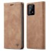 Чохол-книжка CaseMe Нубук для Samsung Galaxy A33 світло-коричневий