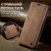 Чохол-книжка CaseMe Нубук для Samsung Galaxy A33 світло-коричневий