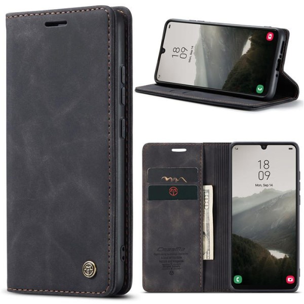 Чохол-книжка CaseMe Нубук для Samsung Galaxy A34 чорний