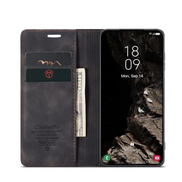 Чохол-книжка CaseMe Нубук для Samsung Galaxy A37 чорний