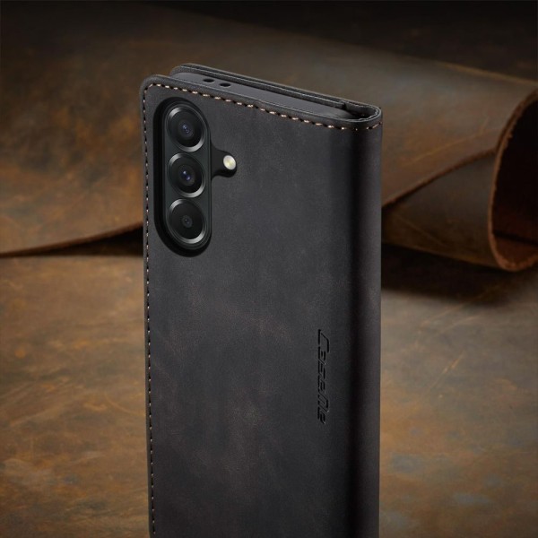 Чохол-книжка CaseMe Нубук для Samsung Galaxy A37 чорний