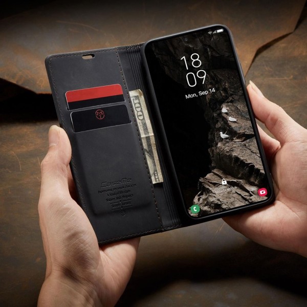 Чохол-книжка CaseMe Нубук для Samsung Galaxy A37 чорний