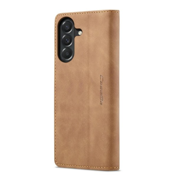 Чохол-книжка CaseMe Нубук для Samsung Galaxy A37 світло-коричневий
