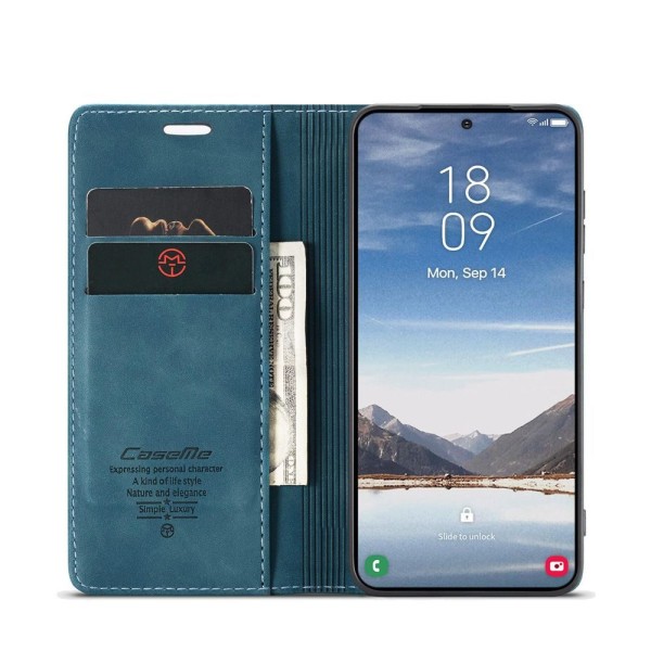 Чохол-книжка CaseMe Нубук для Samsung Galaxy A37 бірюзовий