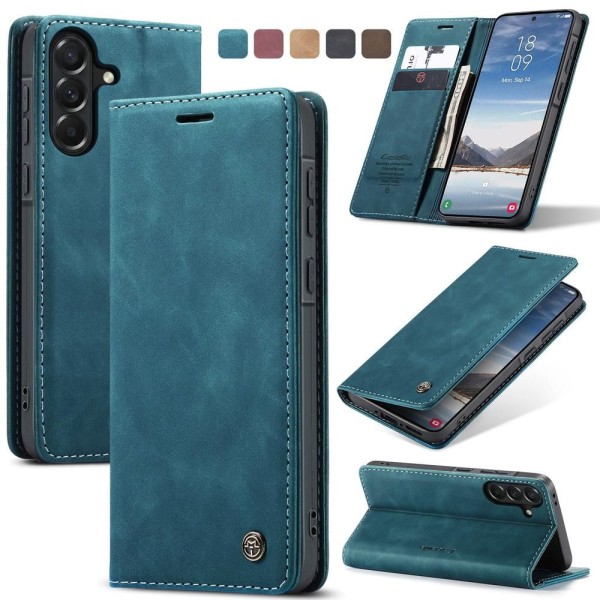 Чохол-книжка CaseMe Нубук для Samsung Galaxy A37 бірюзовий