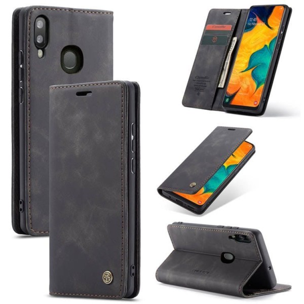Чохол-книжка CaseMe Нубук для Samsung Galaxy A40 чорний