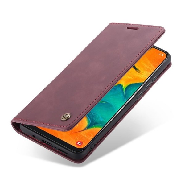 Чохол-книжка CaseMe Нубук для Samsung Galaxy A40 бордовий