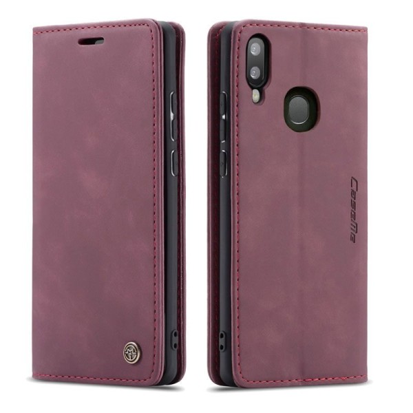 Чохол-книжка CaseMe Нубук для Samsung Galaxy A40 бордовий