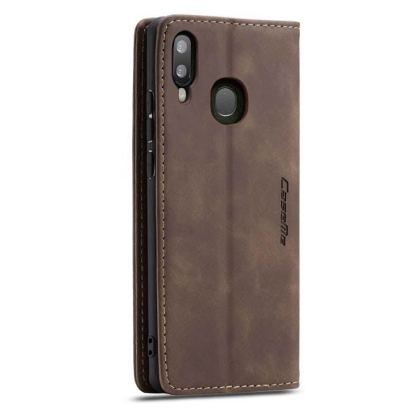 Чохол-книжка CaseMe Нубук для Samsung Galaxy A40 темно-коричневий