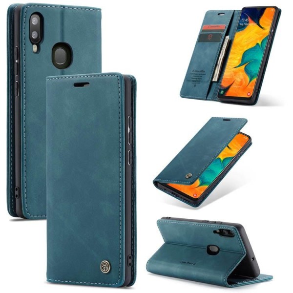 Чохол-книжка CaseMe Нубук для Samsung Galaxy A40 бірюзовий