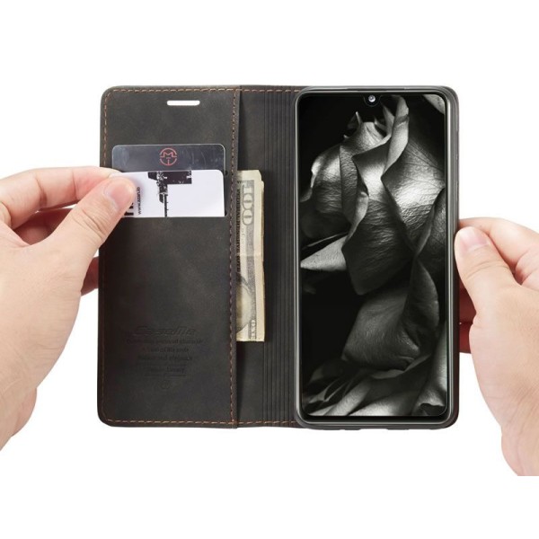 Чохол-книжка CaseMe Нубук для Samsung Galaxy A41 чорний