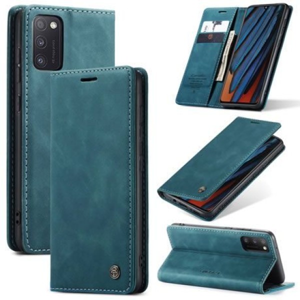 Чохол-книжка CaseMe Нубук для Samsung Galaxy A41 бірюзовий