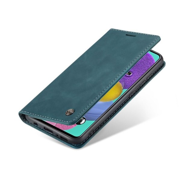 Чохол-книжка CaseMe Нубук для Samsung Galaxy A51 бірюзовий