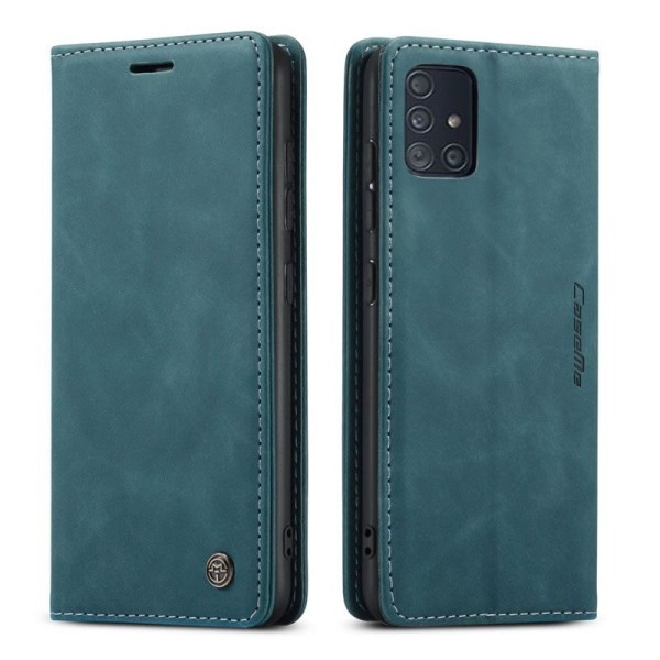 Чохол-книжка CaseMe Нубук для Samsung Galaxy A51 бірюзовий