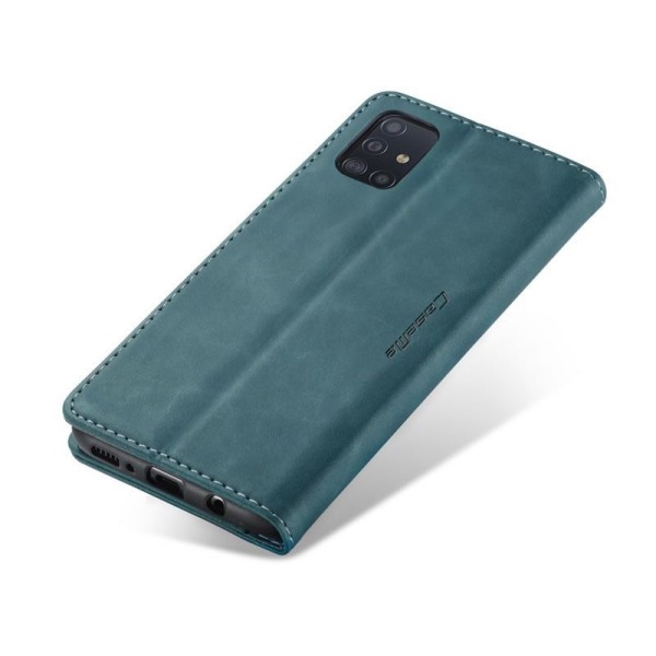 Чохол-книжка CaseMe Нубук для Samsung Galaxy A51 бірюзовий