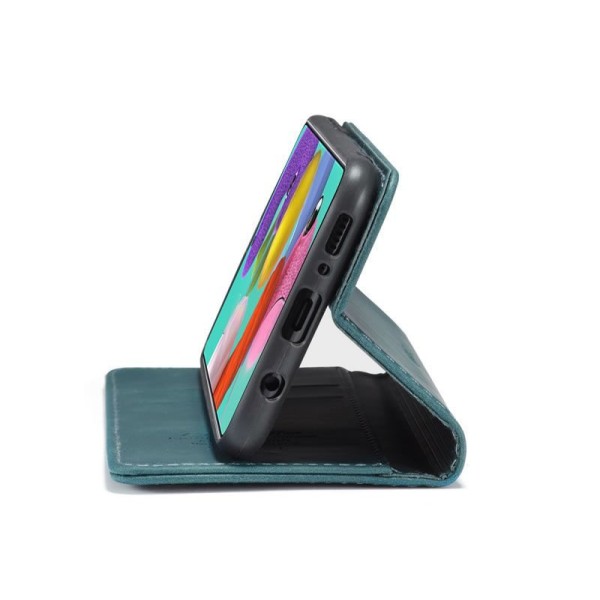 Чохол-книжка CaseMe Нубук для Samsung Galaxy A51 бірюзовий