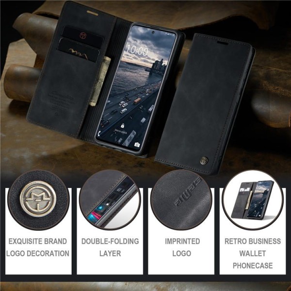 Чохол-книжка CaseMe Нубук для Samsung Galaxy A52 чорний