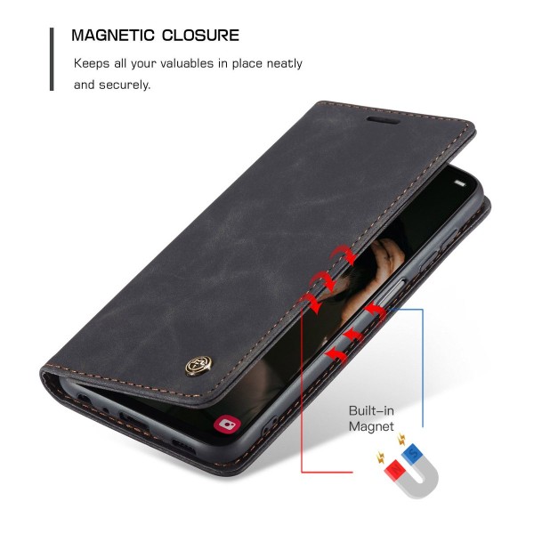 Чохол-книжка CaseMe Нубук для Samsung Galaxy A52s чорний