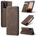 Чехол-книжка CaseMe Нубук для Samsung Galaxy A52s тёмно-коричневый