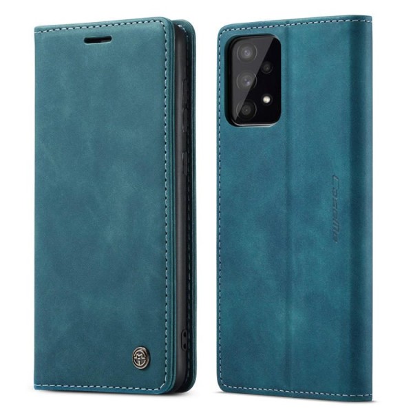 Чехол-книжка CaseMe Нубук для Samsung Galaxy A52s бирюзовый