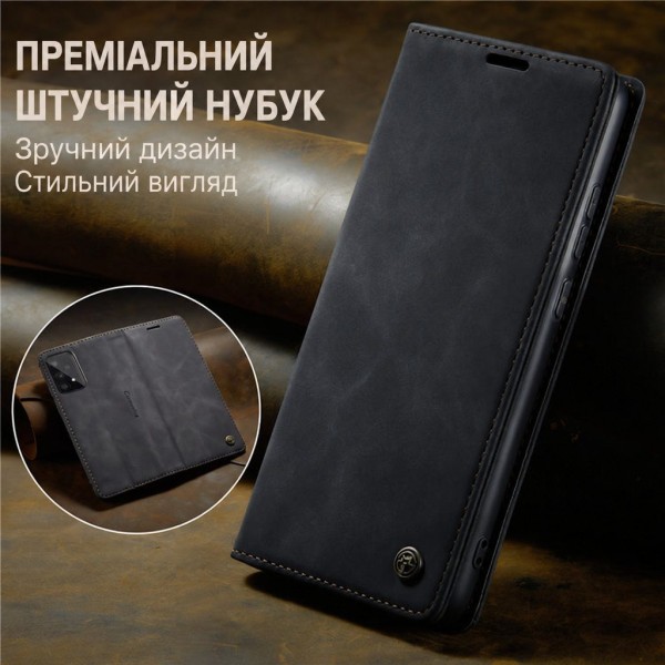 Чохол-книжка CaseMe Нубук для Samsung Galaxy A53 чорний