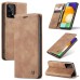 Чохол-книжка CaseMe Нубук для Samsung Galaxy A53 світло-коричневий