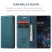 Чехол-книжка CaseMe Нубук для Samsung Galaxy A53 бирюзовый
