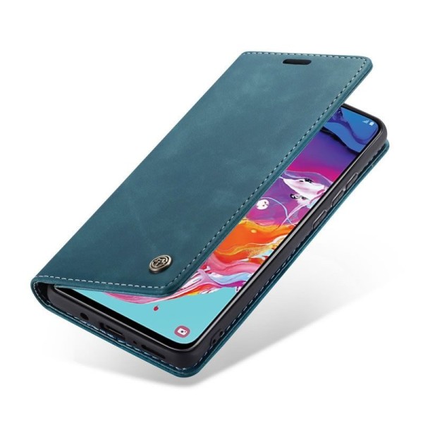 Чохол-книжка CaseMe Нубук для Samsung Galaxy A70 бірюзовий