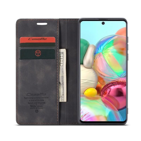 Чохол-книжка CaseMe Нубук для Samsung Galaxy A71 чорний