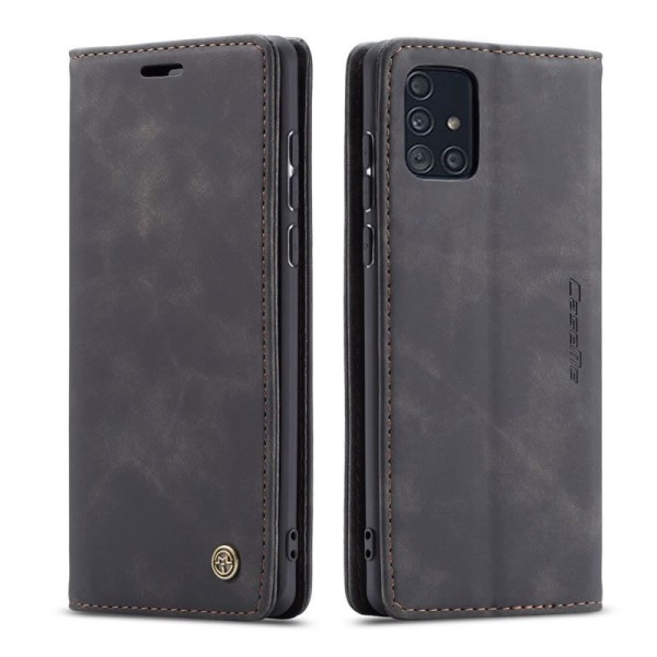 Чохол-книжка CaseMe Нубук для Samsung Galaxy A71 чорний
