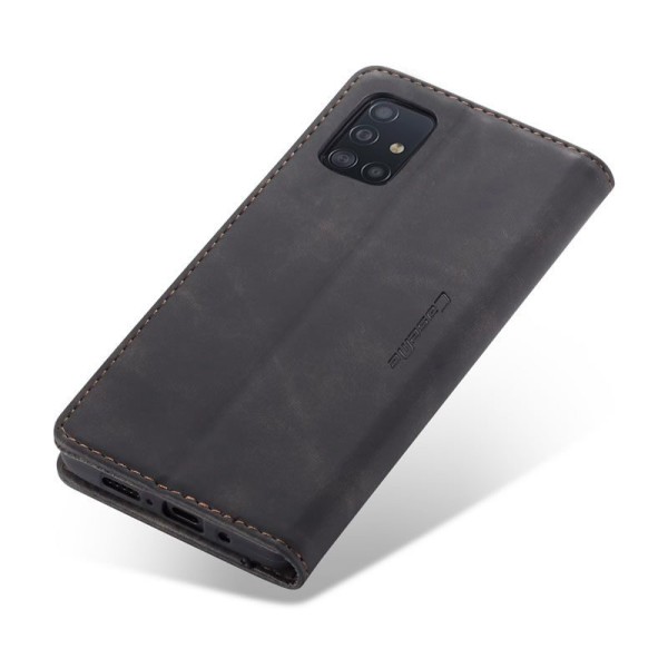 Чохол-книжка CaseMe Нубук для Samsung Galaxy A71 чорний