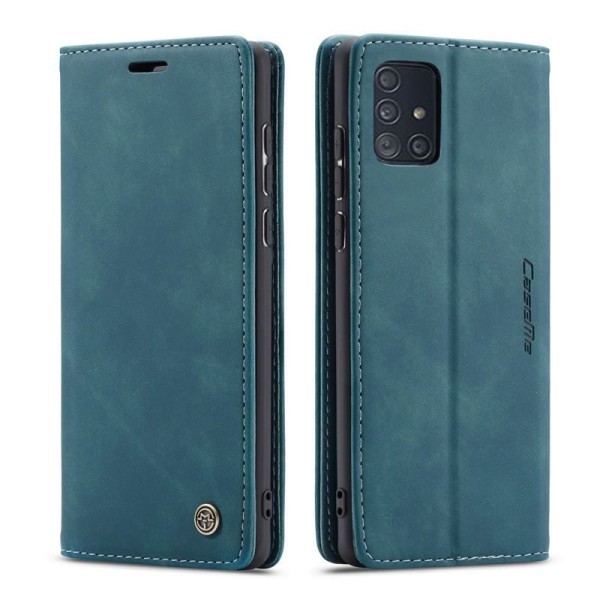Чохол-книжка CaseMe Нубук для Samsung Galaxy A71 бірюзовий
