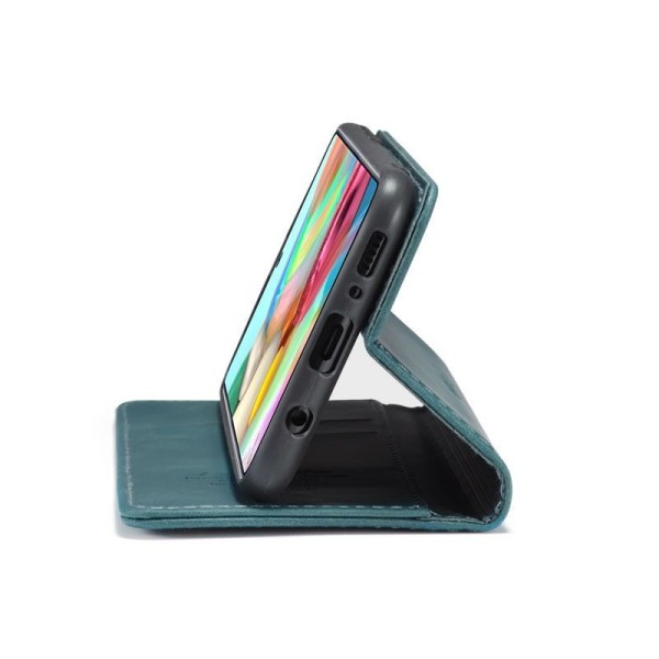 Чохол-книжка CaseMe Нубук для Samsung Galaxy A71 бірюзовий